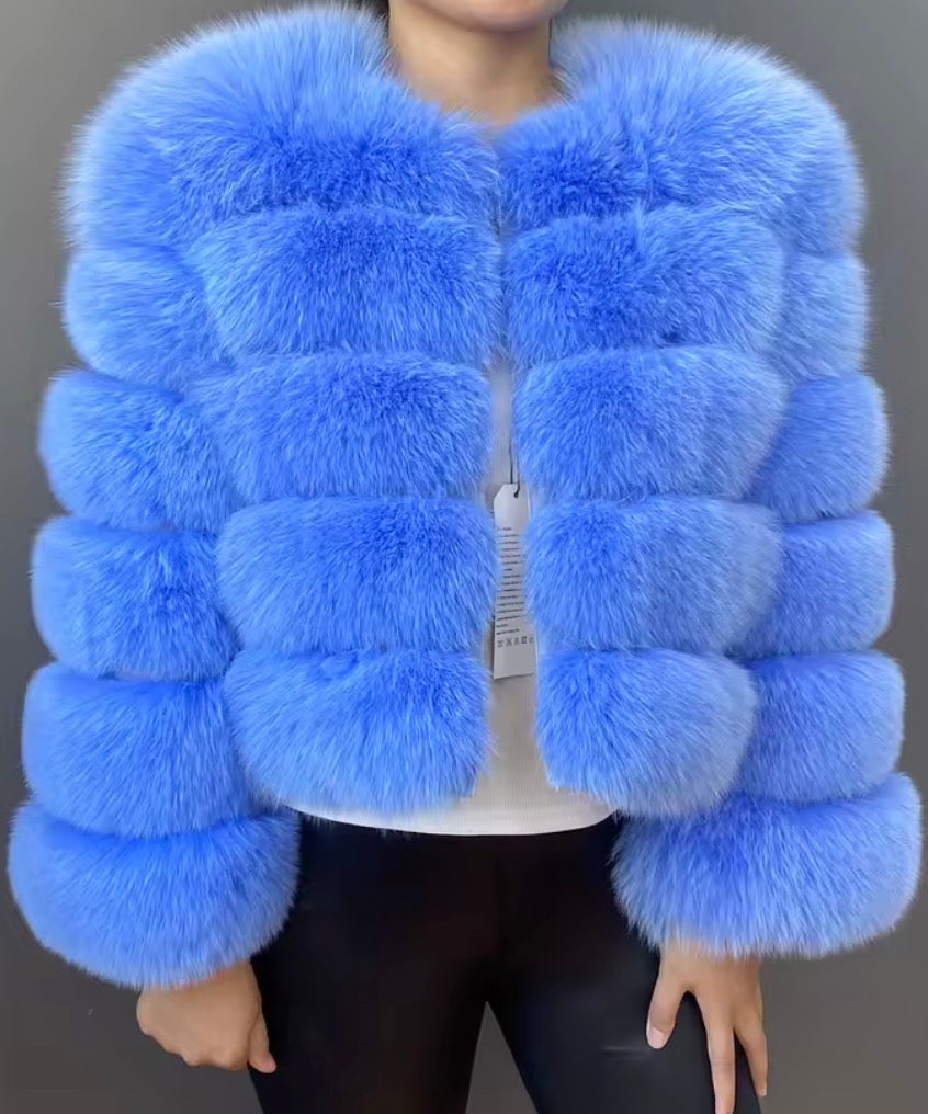 Premium fox fur- 2 in 1 Coat/Gilet