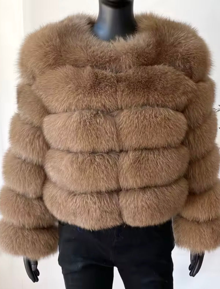 Premium fox fur- 2 in 1 Coat/Gilet