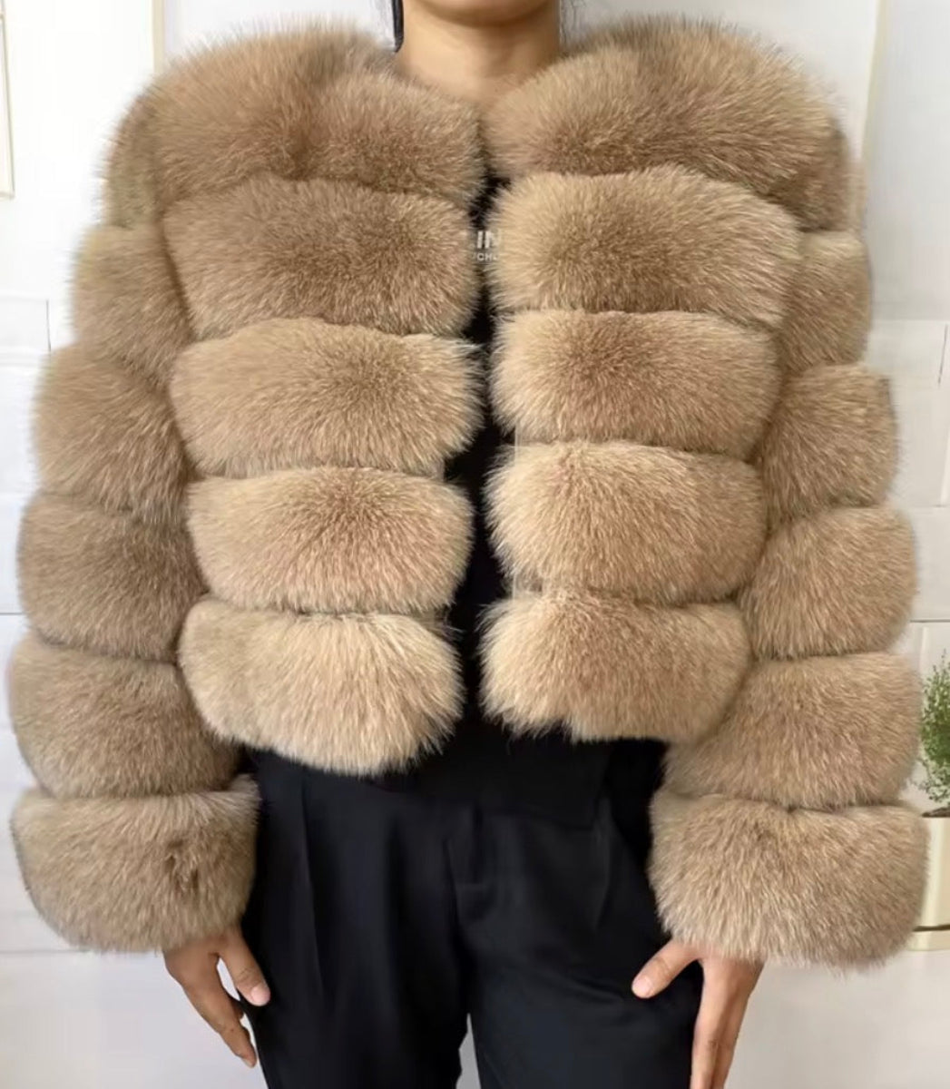 Premium fox fur- Full length sleeves