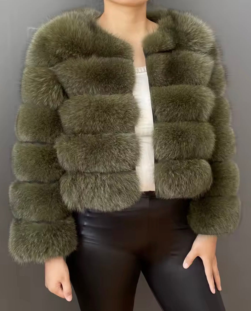 Premium fox fur- 2 in 1 Coat/Gilet