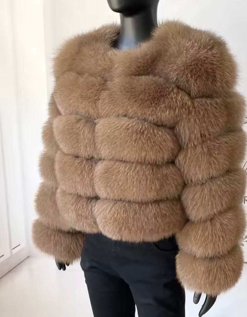 Premium fox fur- 2 in 1 Coat/Gilet