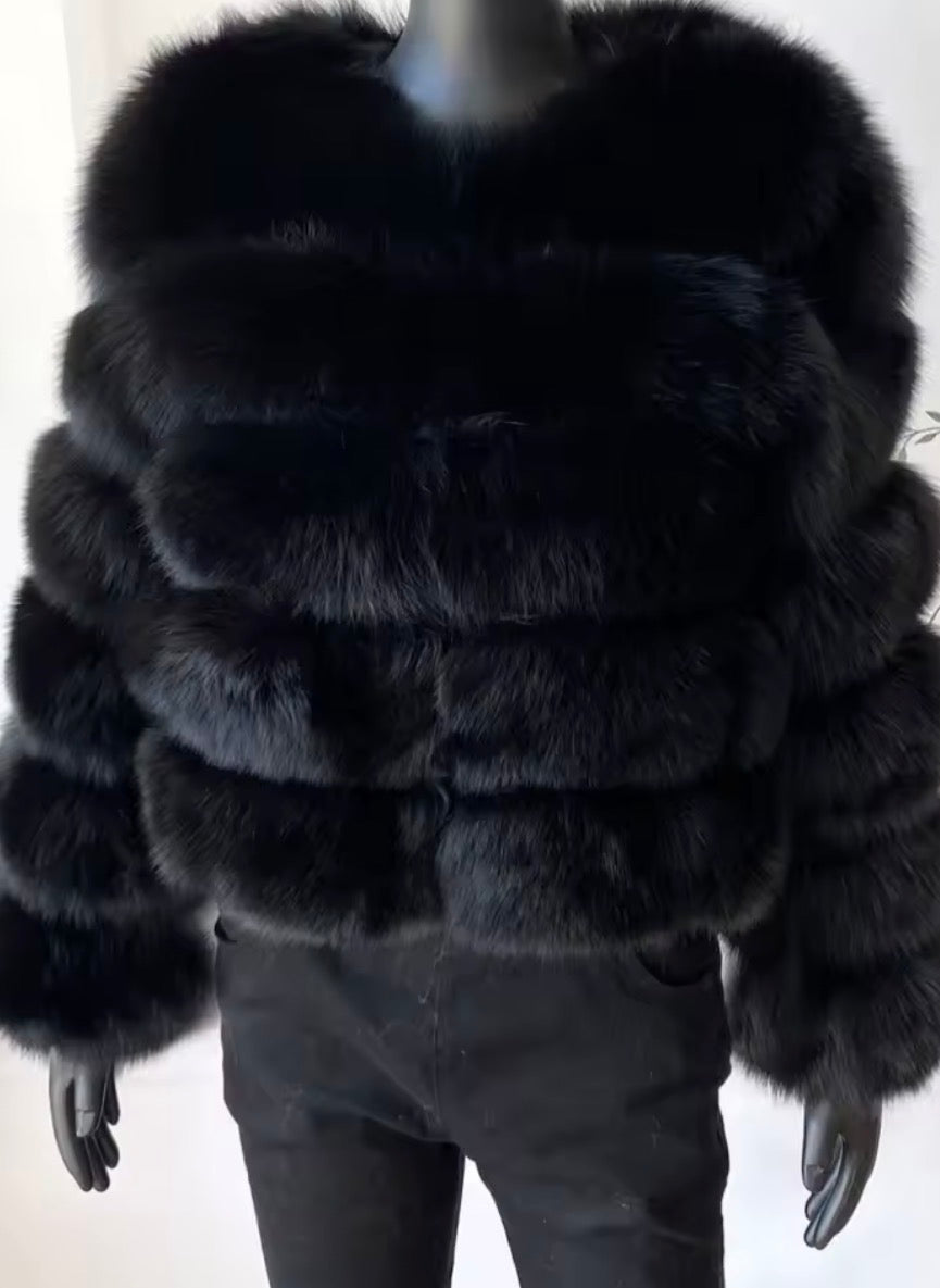 Premium fox fur- 2 in 1 Coat/Gilet
