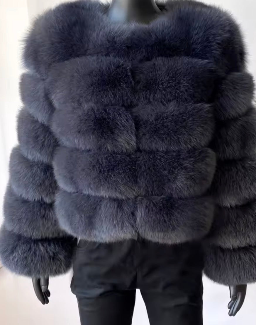 Premium fox fur- 2 in 1 Coat/Gilet