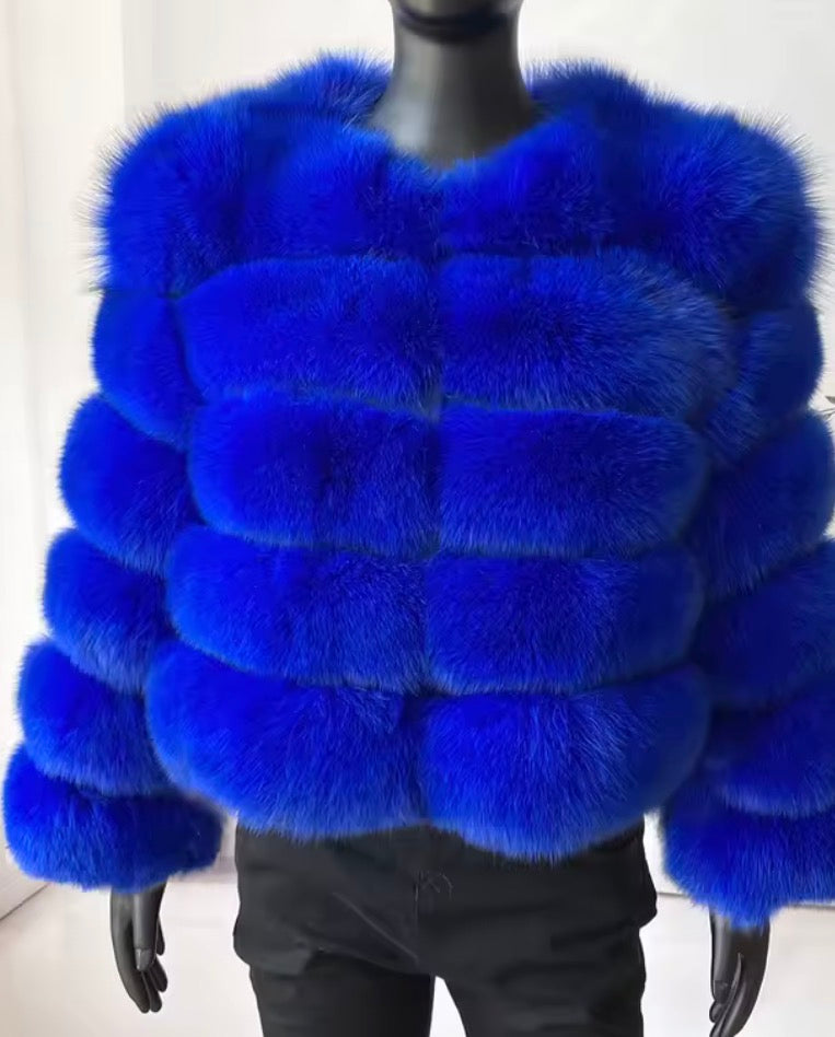 Premium fox fur- 2 in 1 Coat/Gilet