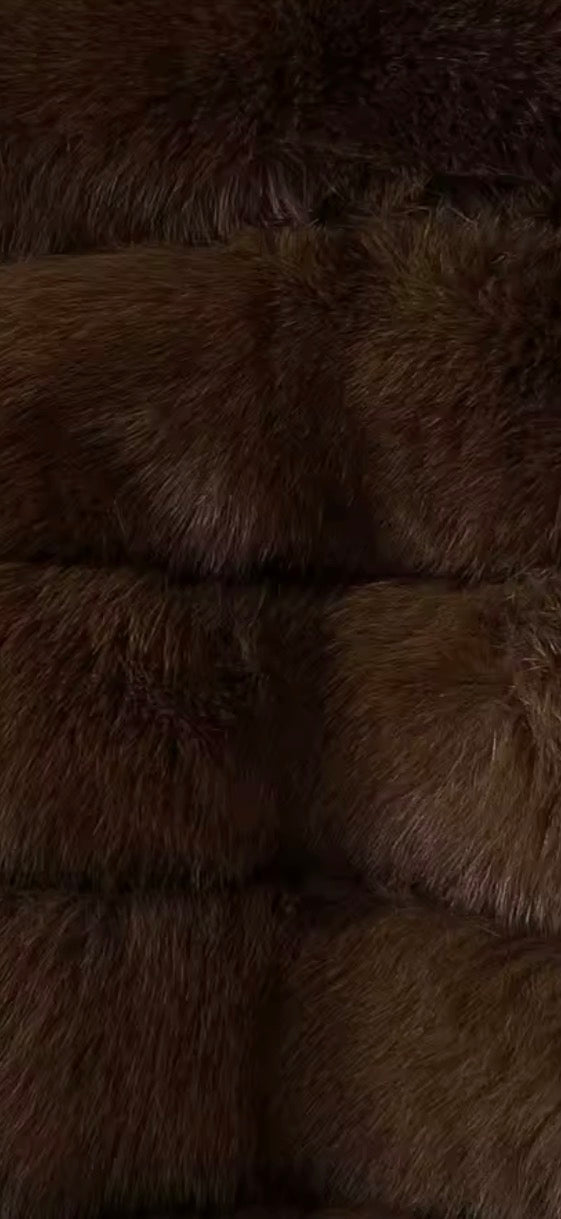 Children’s fox fur Gilet