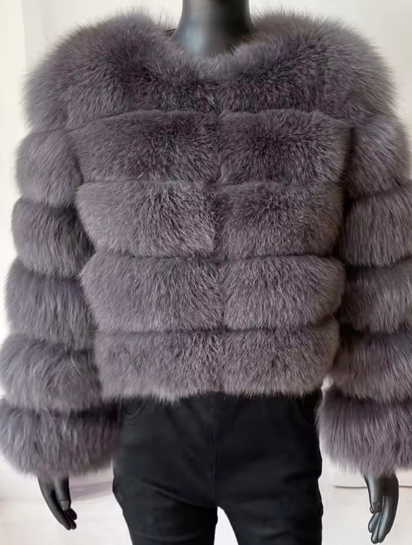 Premium fox fur- 2 in 1 Coat/Gilet