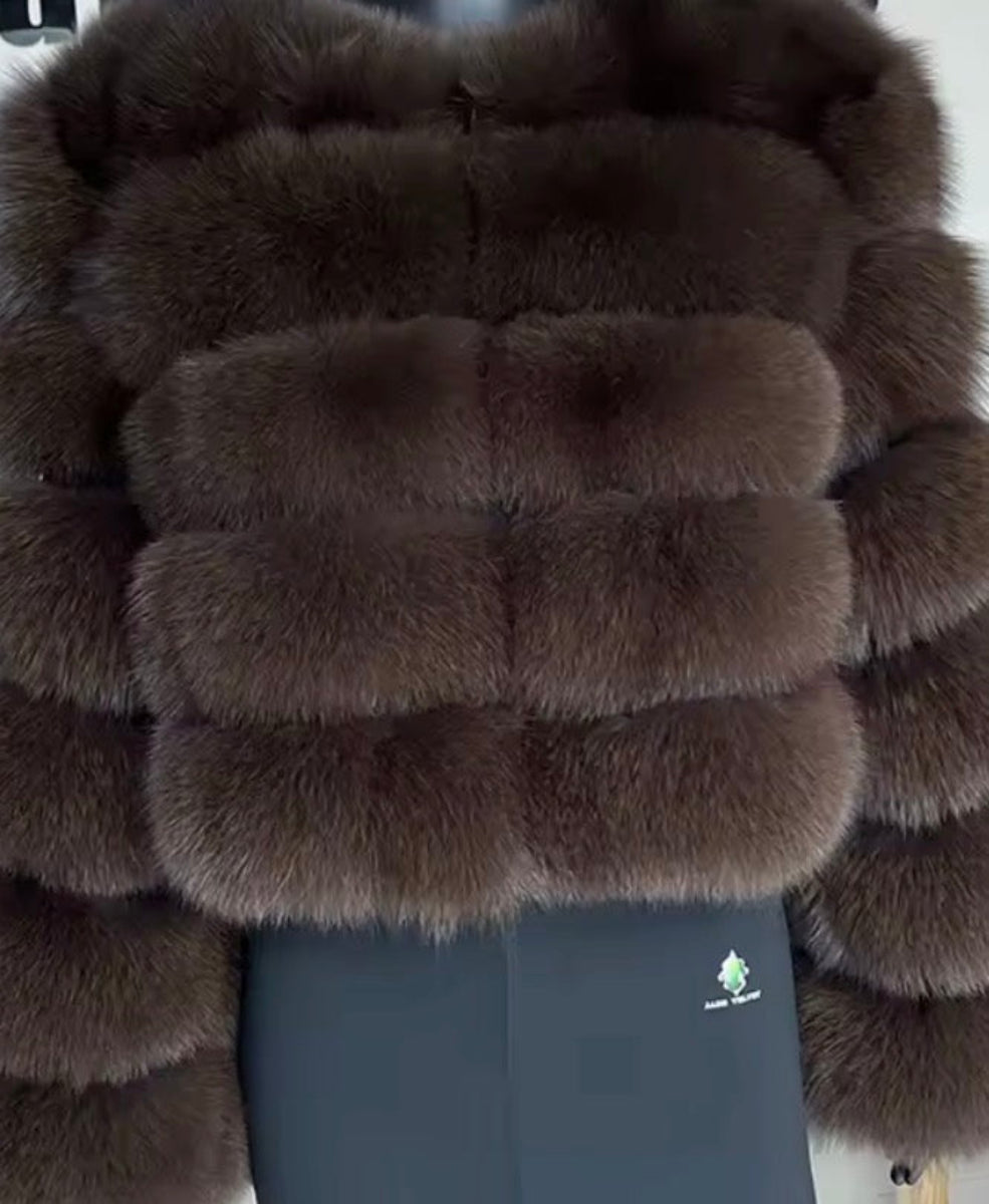 Premium fox fur- 2 in 1 Coat/Gilet